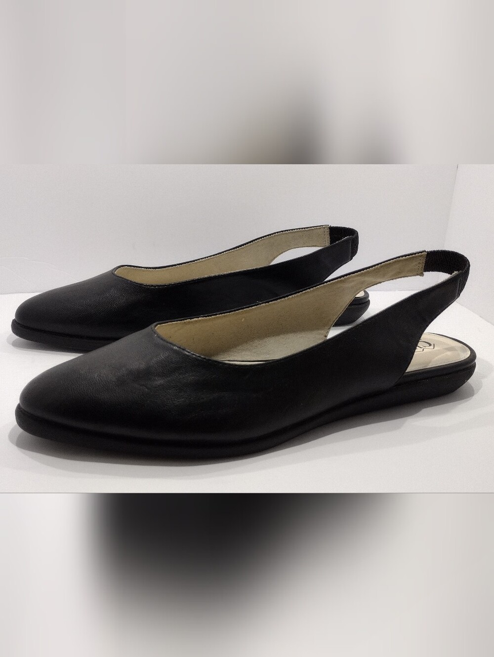 Cliffs By White Mountain Shoes Black Memory Slingbacks Size 11